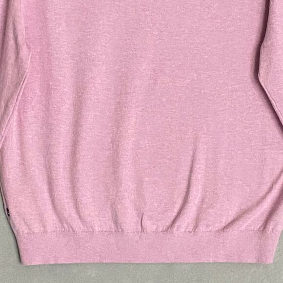 Nautica Men's XXL NavTech V-Neck Sweater Long Sleeve Pink Heather NEW - Picture 8 of 11